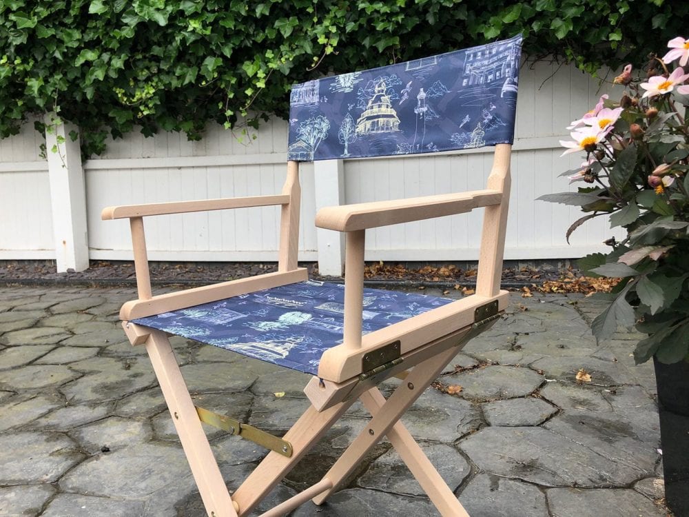 full colour printed directors chair