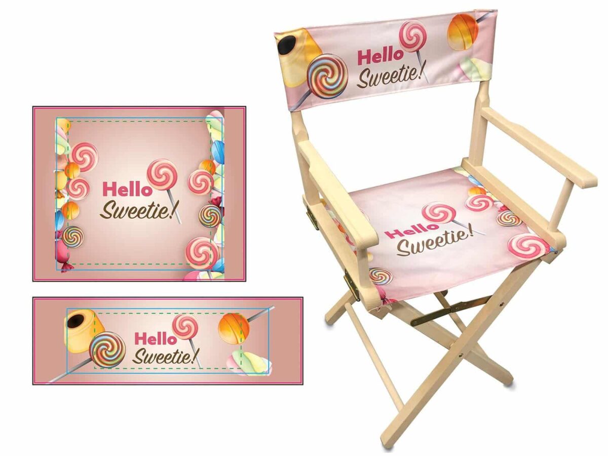 Custom Fabric Directors Chair