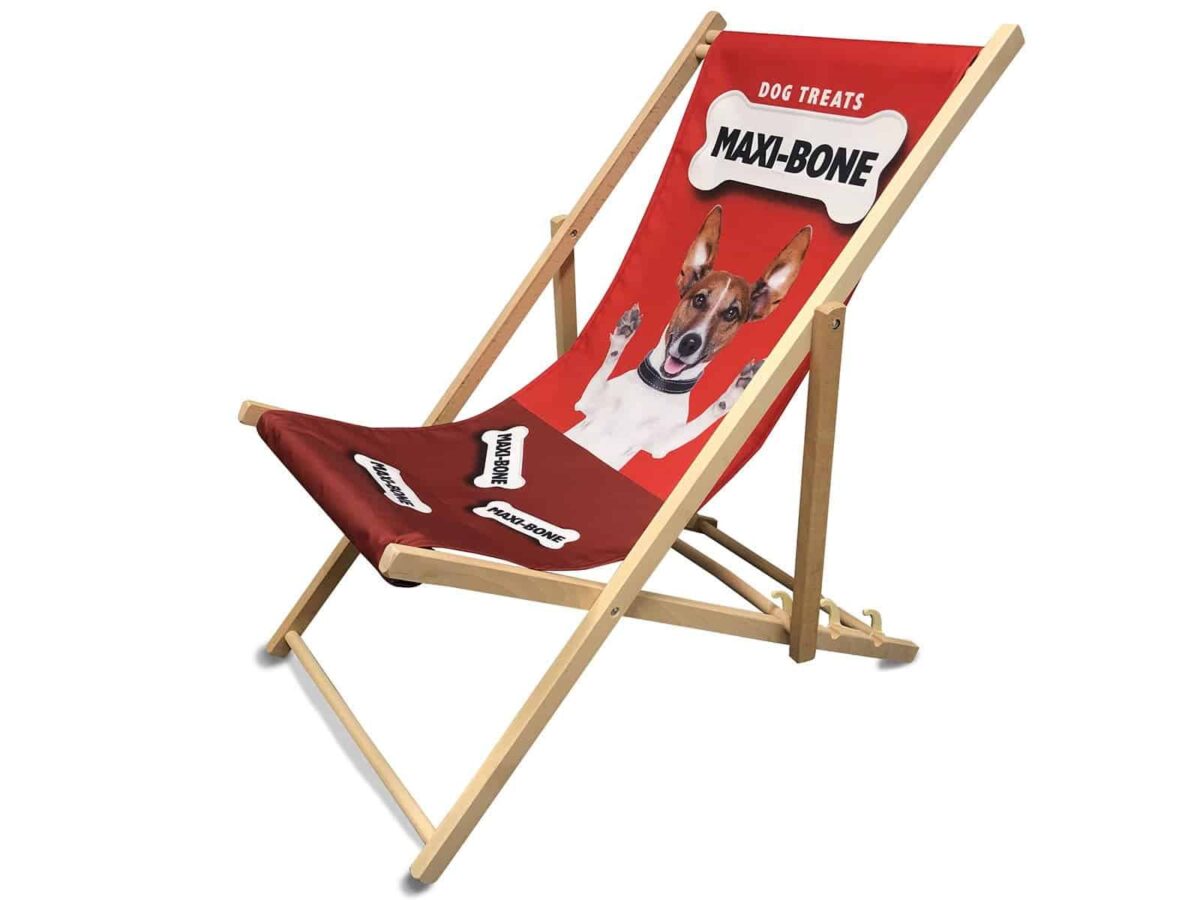 Custom Printed Branded Deckchair