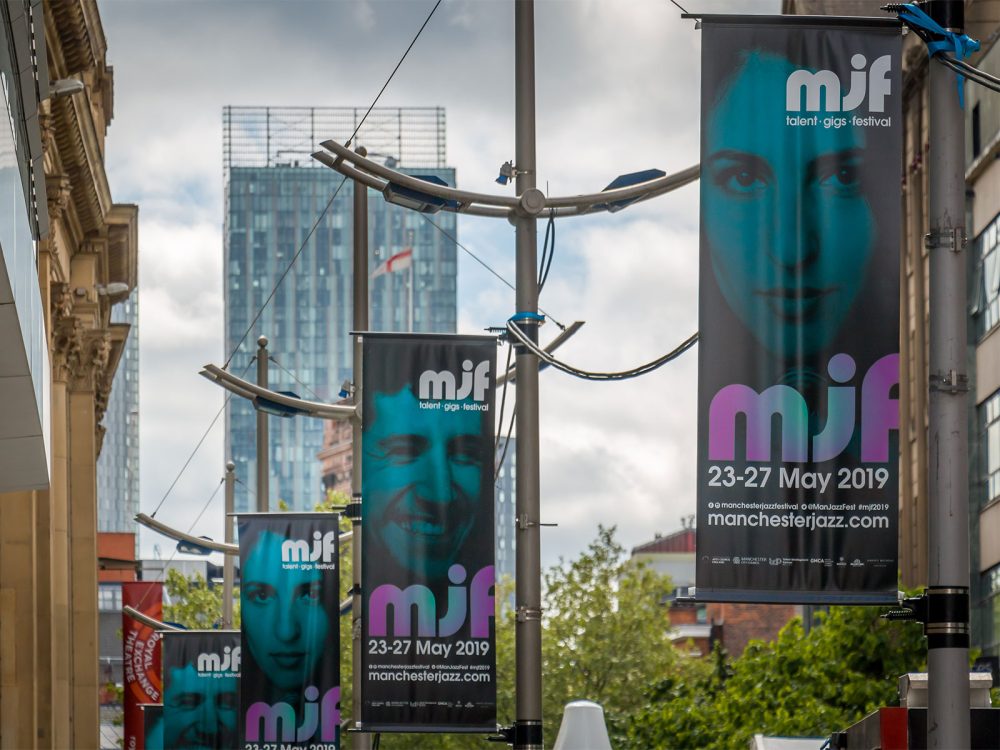 double sided bannesr with pole pockets