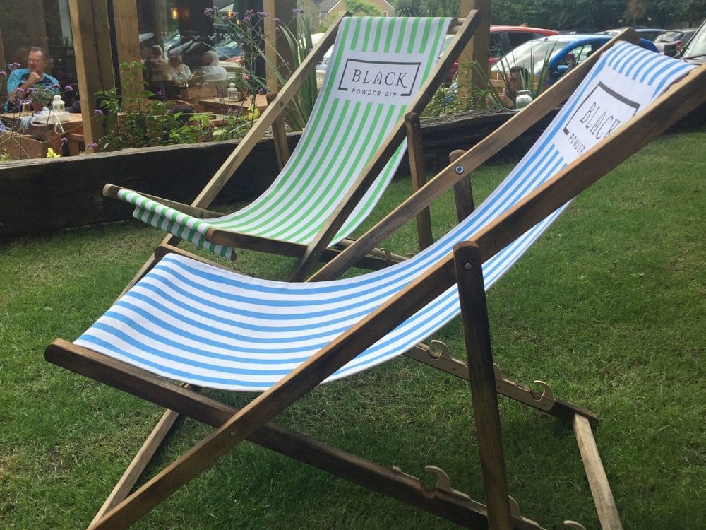 Personalised deckchairs