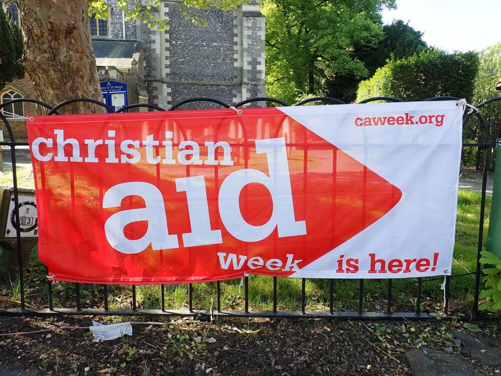 fabric fencing banner