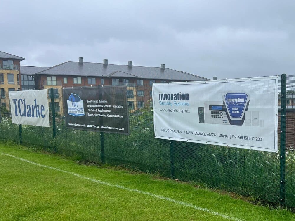 Quick lead time mesh banners