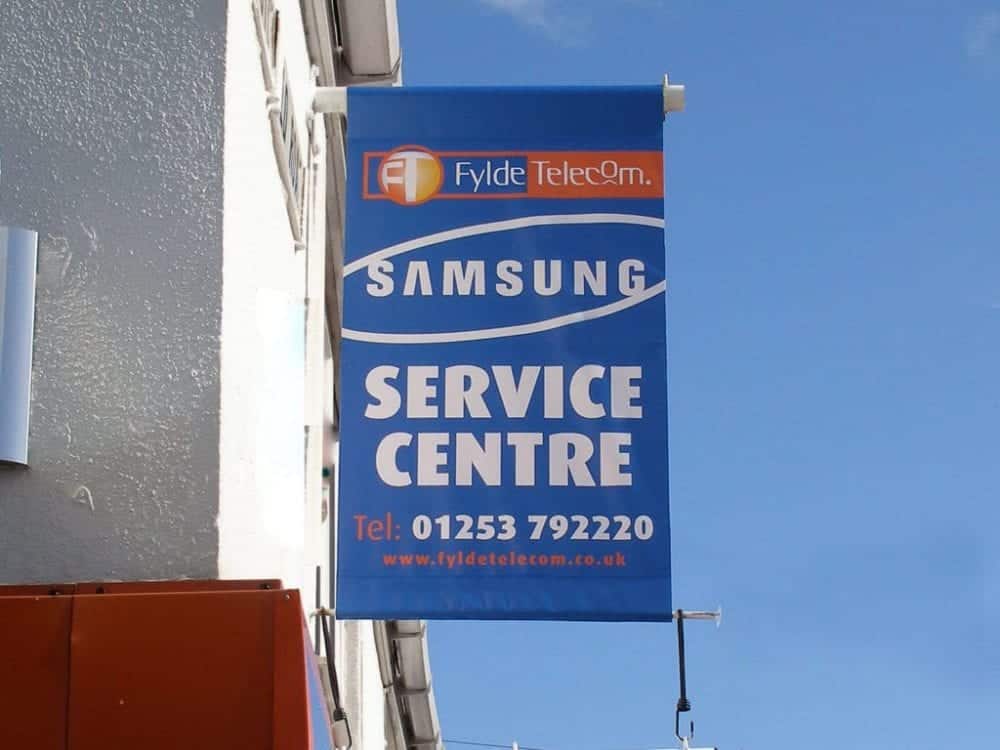 Heavy Duty banner on a wall