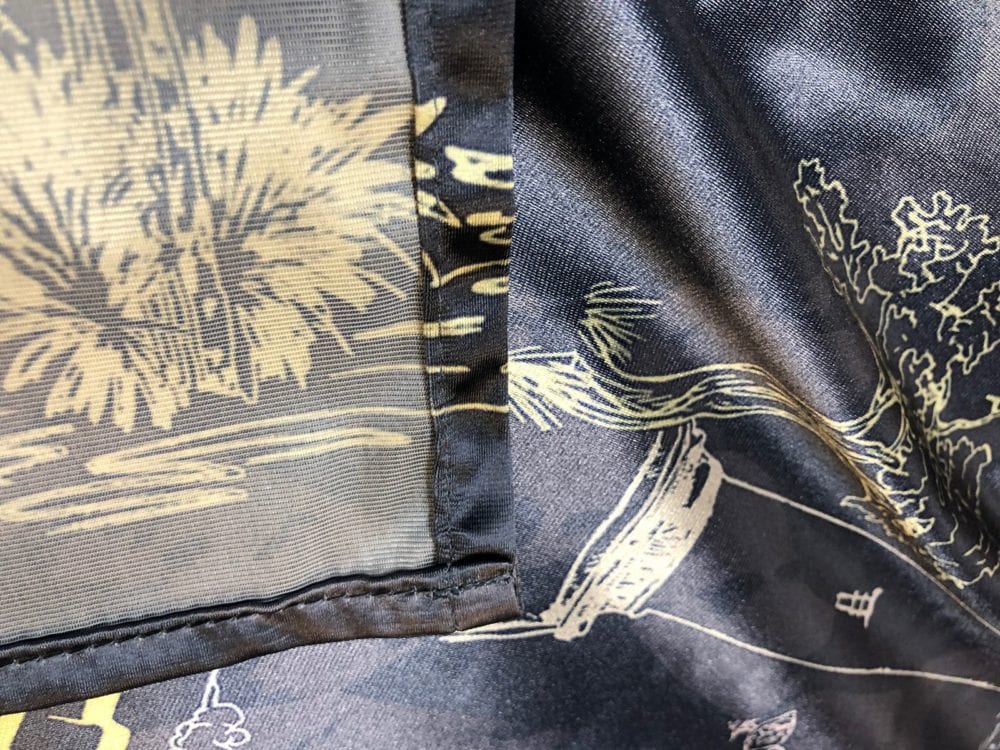 satin dye sublimation printing