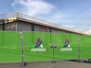 Heras Fencing Vehicle Gate Cover