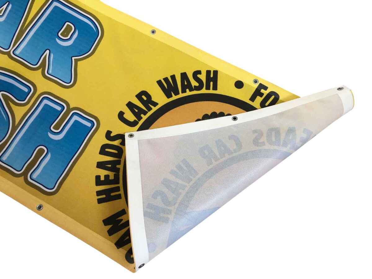 Mesh Banner Car Wash