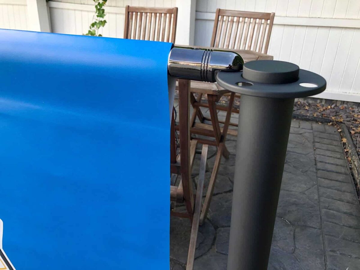 Double sided PVC Cafe Banner